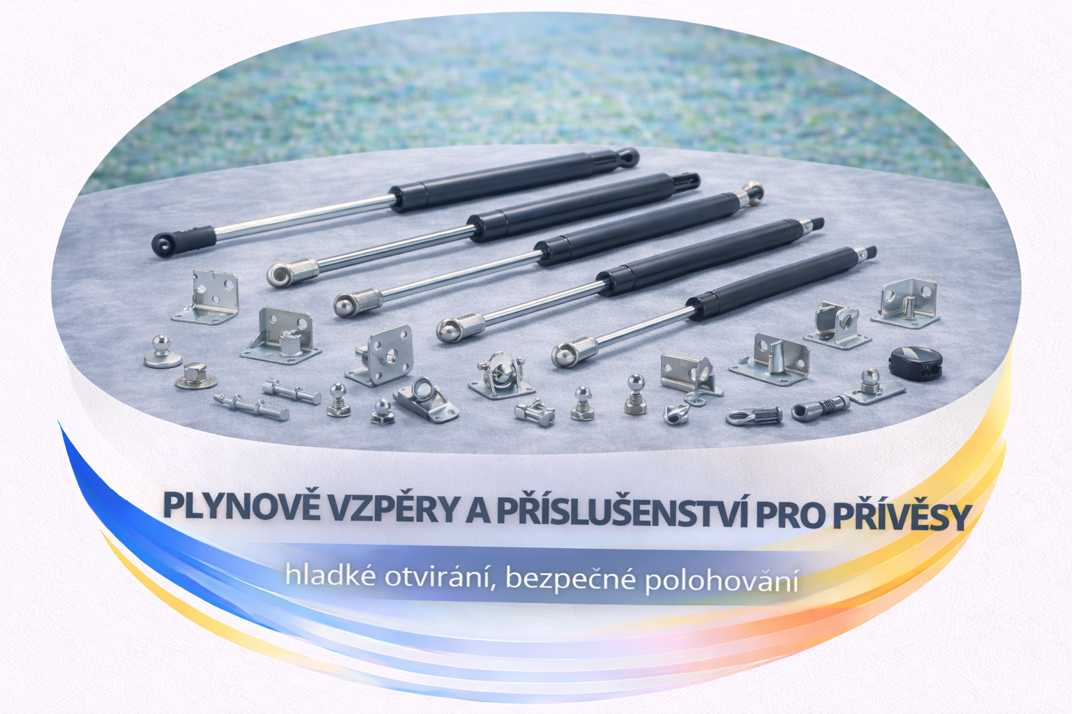 Plynové vzpěry a příslušenství